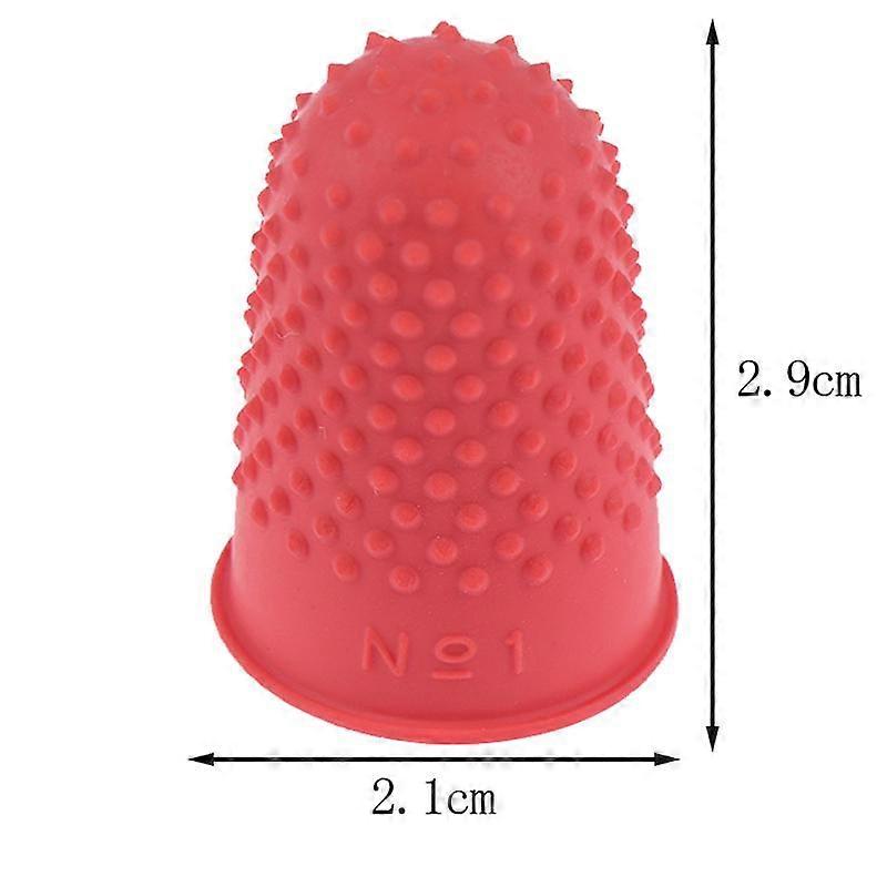 5Pcs Portable Protector Sewing Quilter Finger Tip Craft Universal Counting Cone Rubber Thimble