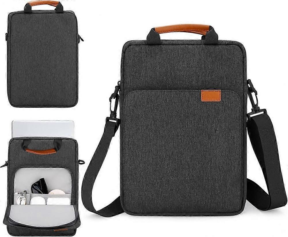 13 inch Laptop Sleeve with Shoulder Strap and Handle, Computer Bag Carrying Case for 13.3 Apple Macbook Air, Mac Pro with Padded