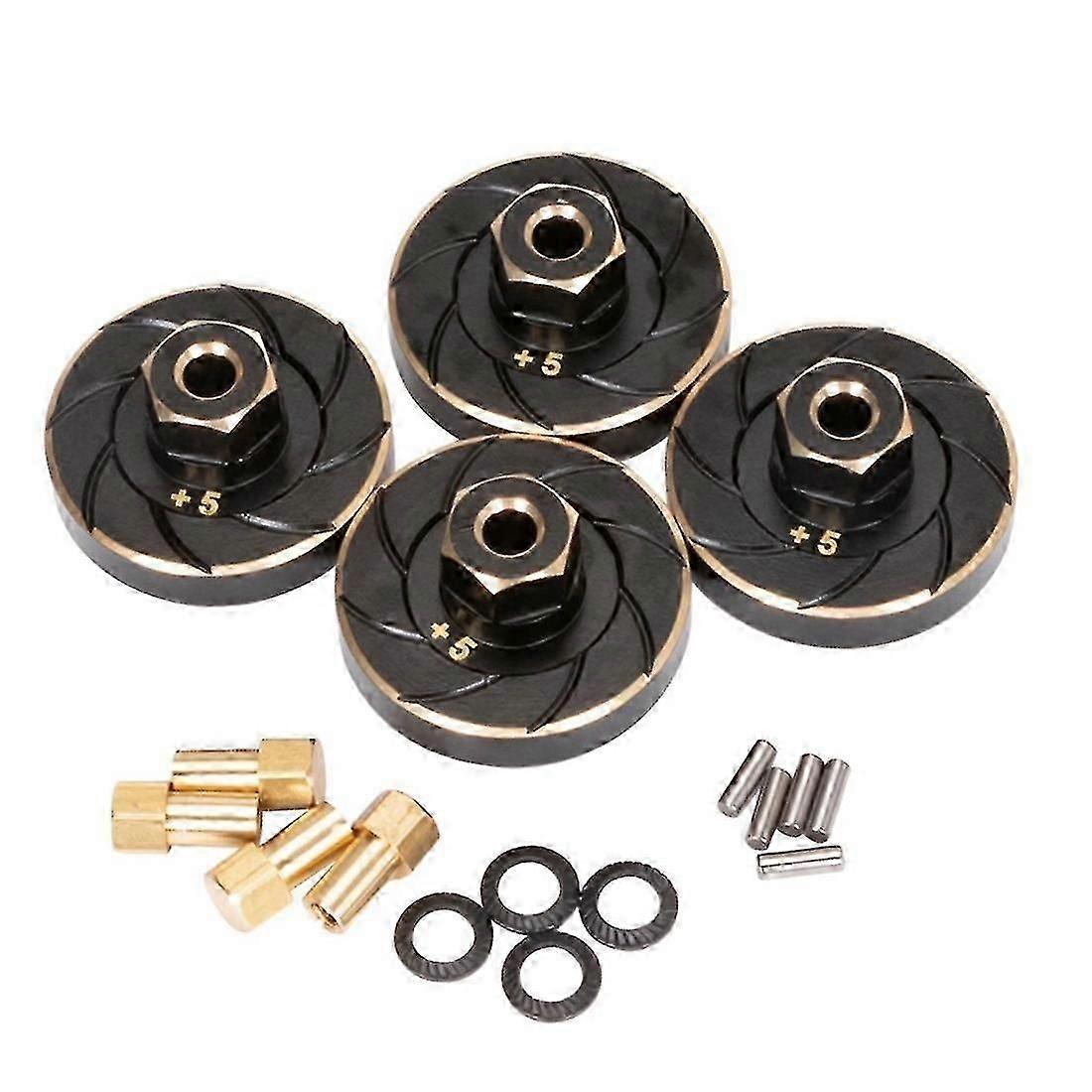 Brass Extended Wheel Hub Adapter +5mm Axle Counter Weight