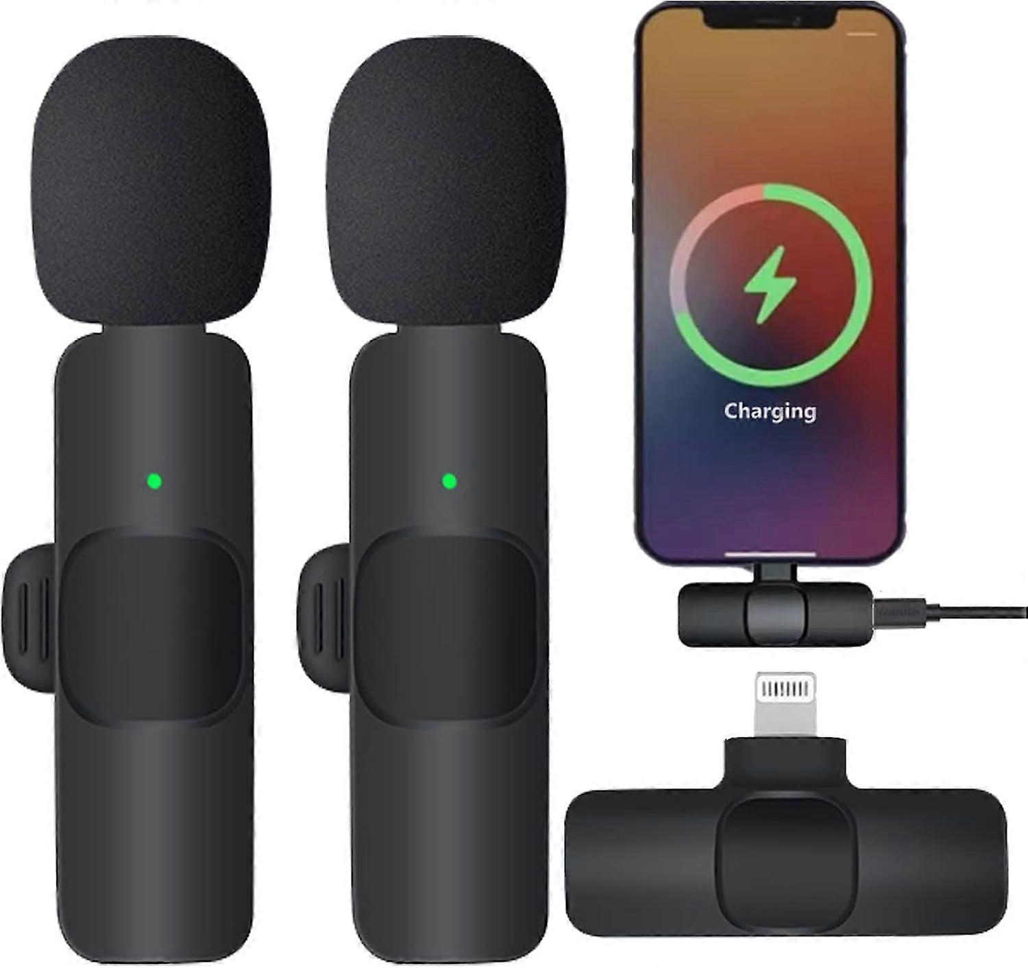Mini Wireless Lavalier Microphone for iPhone iPad Micro Microphone Lavalier