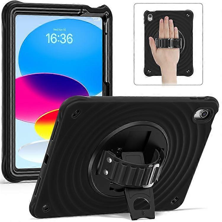 Compatible For iPad 10.9 (2022) Case Kickstand TPU+PC+Silicone Tablet Cover