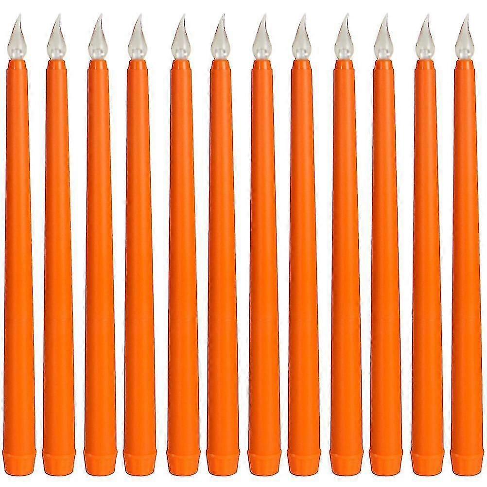 12pcs Battery Operated LED Candles with Flameless Design
