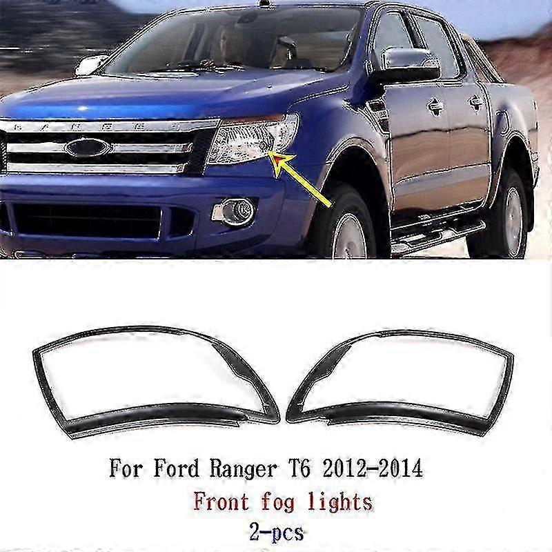 För Ranger Wildtrak T6 T7 T8 2012-22 Auto Styling Abs Matt Bil Dekorera Täck Gjutning Klistermärke Biltillbehör f26