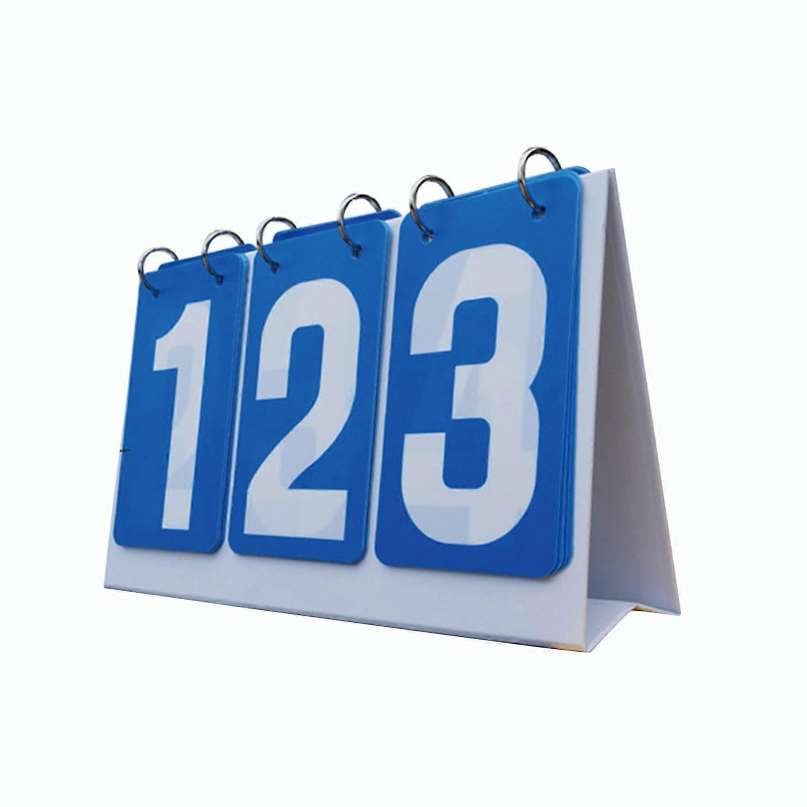 Score Counter Score Keeper Multipurpose Tabletop 3 digits Flip Number Score