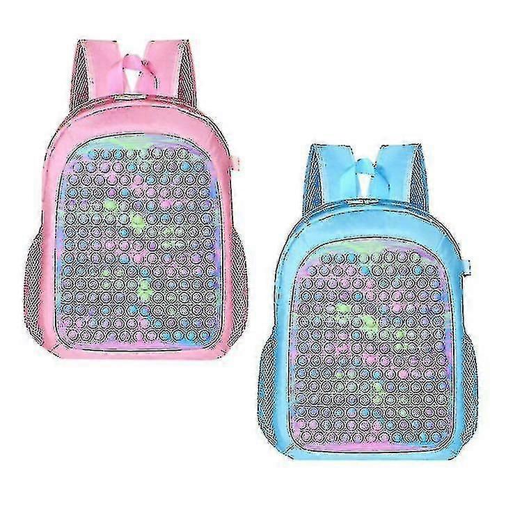 Pop School Backpack For Girls, Large Capacity Lightweight Schoolbag