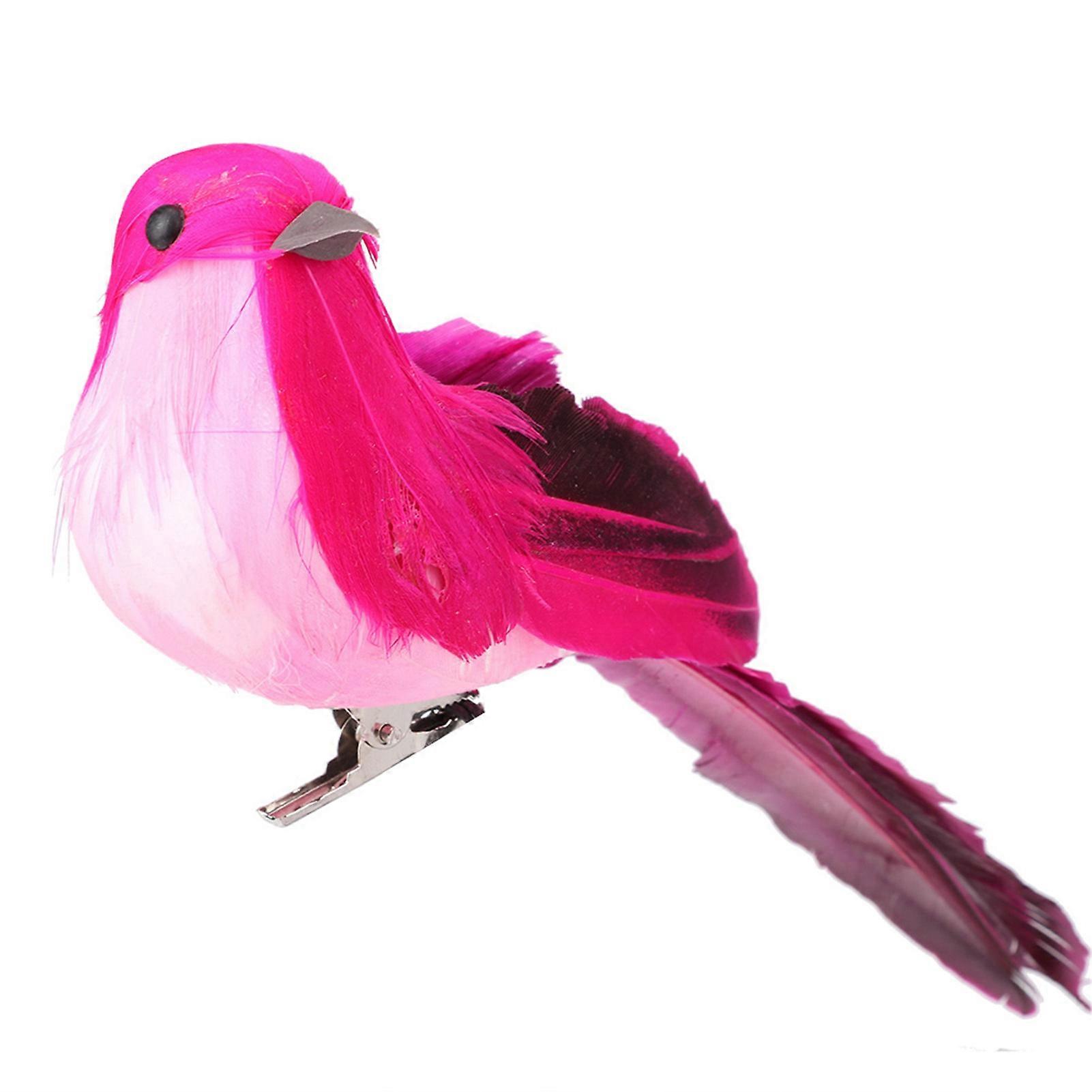 12PCS L005 Foam Artificial Vivid - Feather Bird Ornaments for DIY Decoration