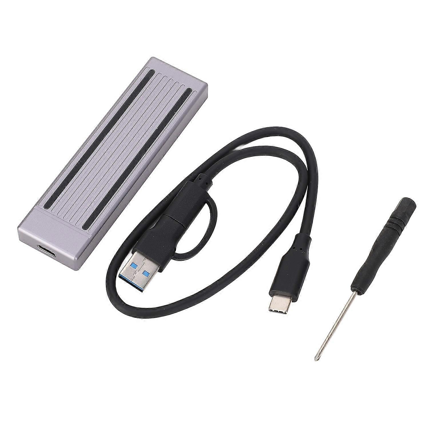 Type C SSD Enclosure M.2 NVMe PCIe NGFF USB3.1 Gen2 10Gbps SSD Enclosure Portable Enclosure Case for
