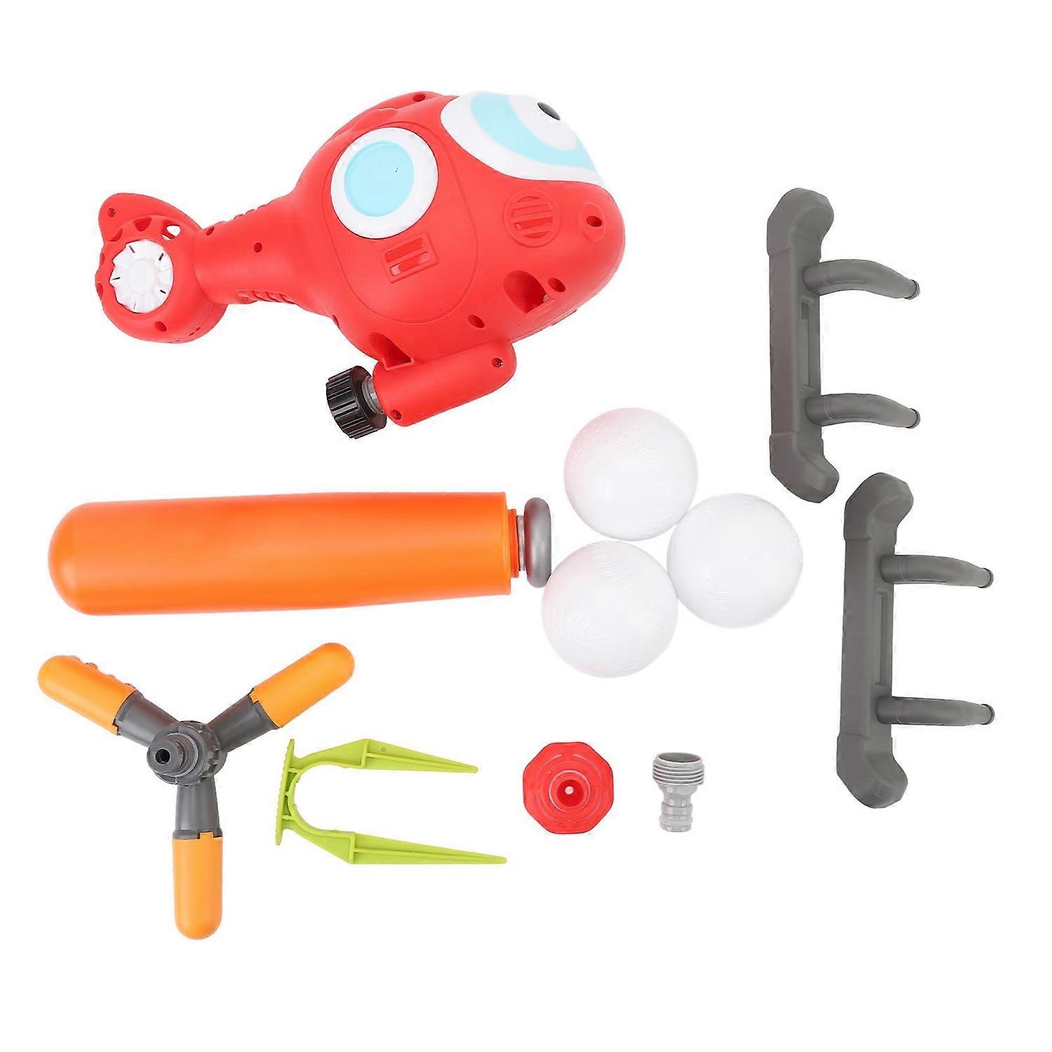 Water Sprinkler Baseball Toy 2 in 1 360 Degree Rotating Spray Water Baseball Helicopter Toy for Kids