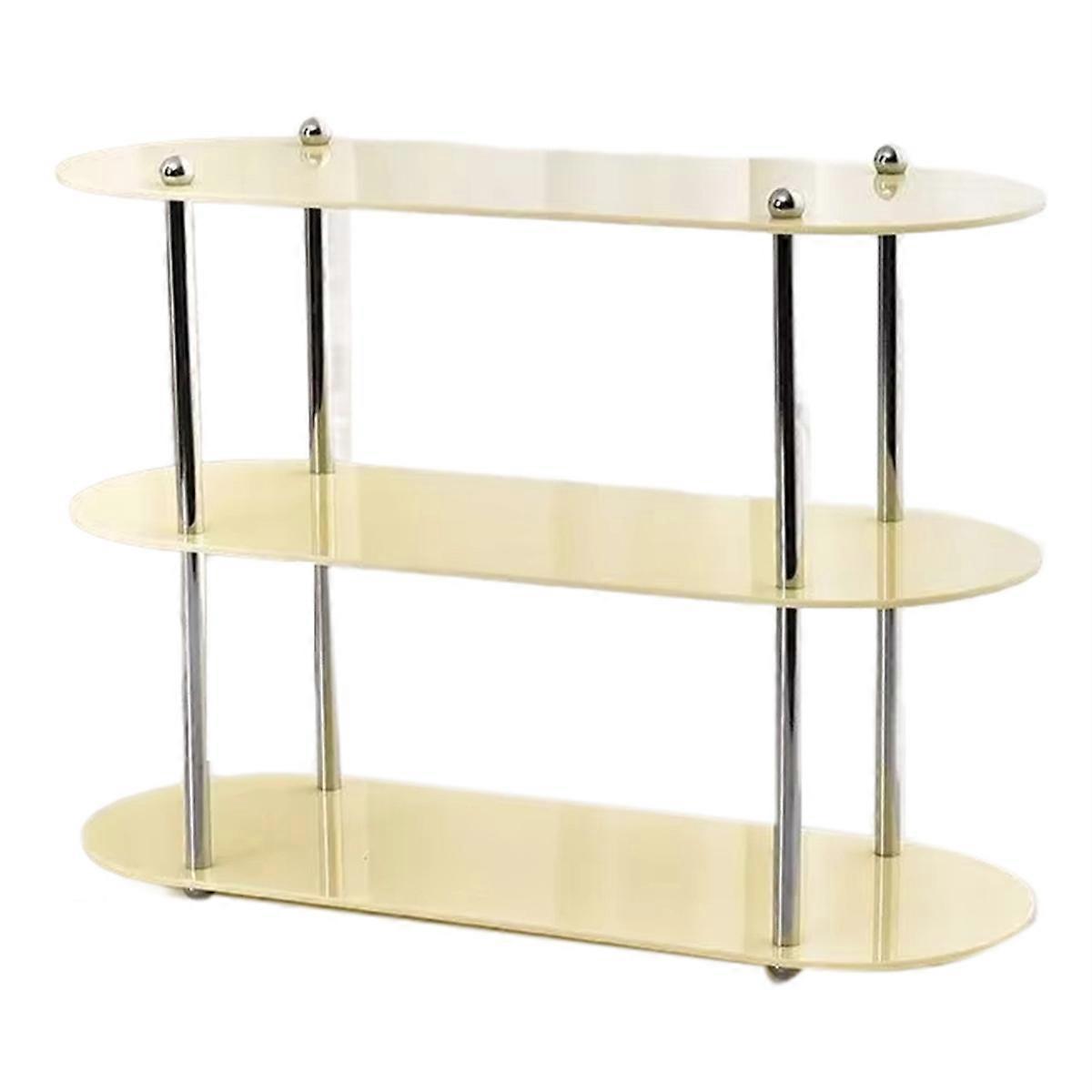 Ins Style Acrylic Multi-Layer Storage Rack Decorative Shelves Desk Organizer Makeup Jewelry Home Organization C
