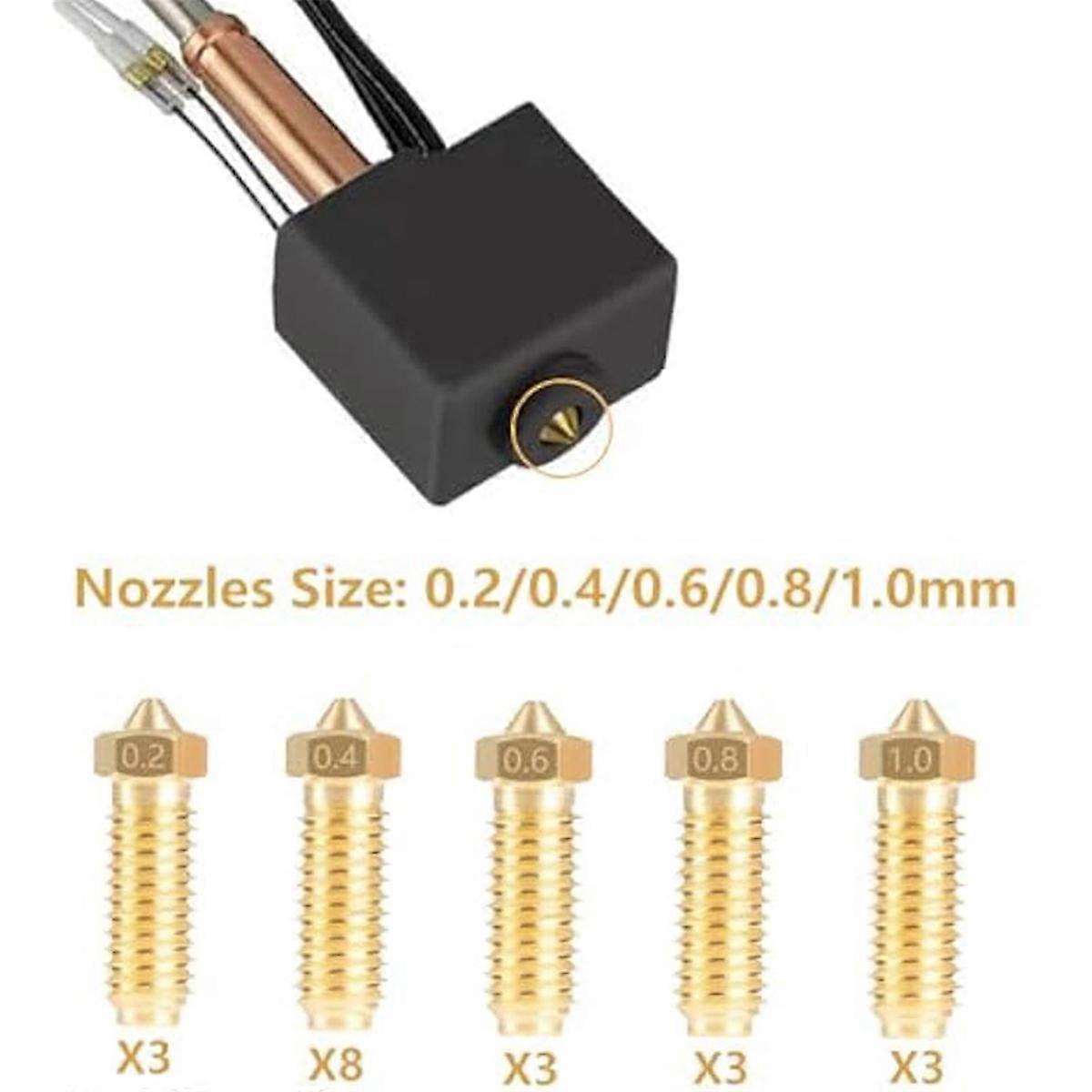 20PCS Barss Nozzles Kit for Kobra 3