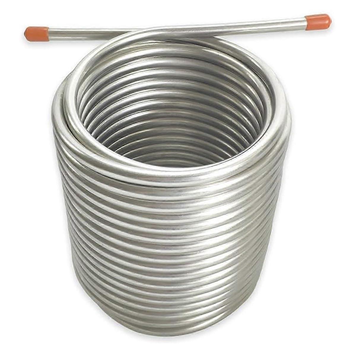 نبتة المياه المبرد في الهواء الطلق حاضنة التبريد لفائف التبريد 20 لتر 15.5 م طول 304 الفولاذ المقاوم للصدأ