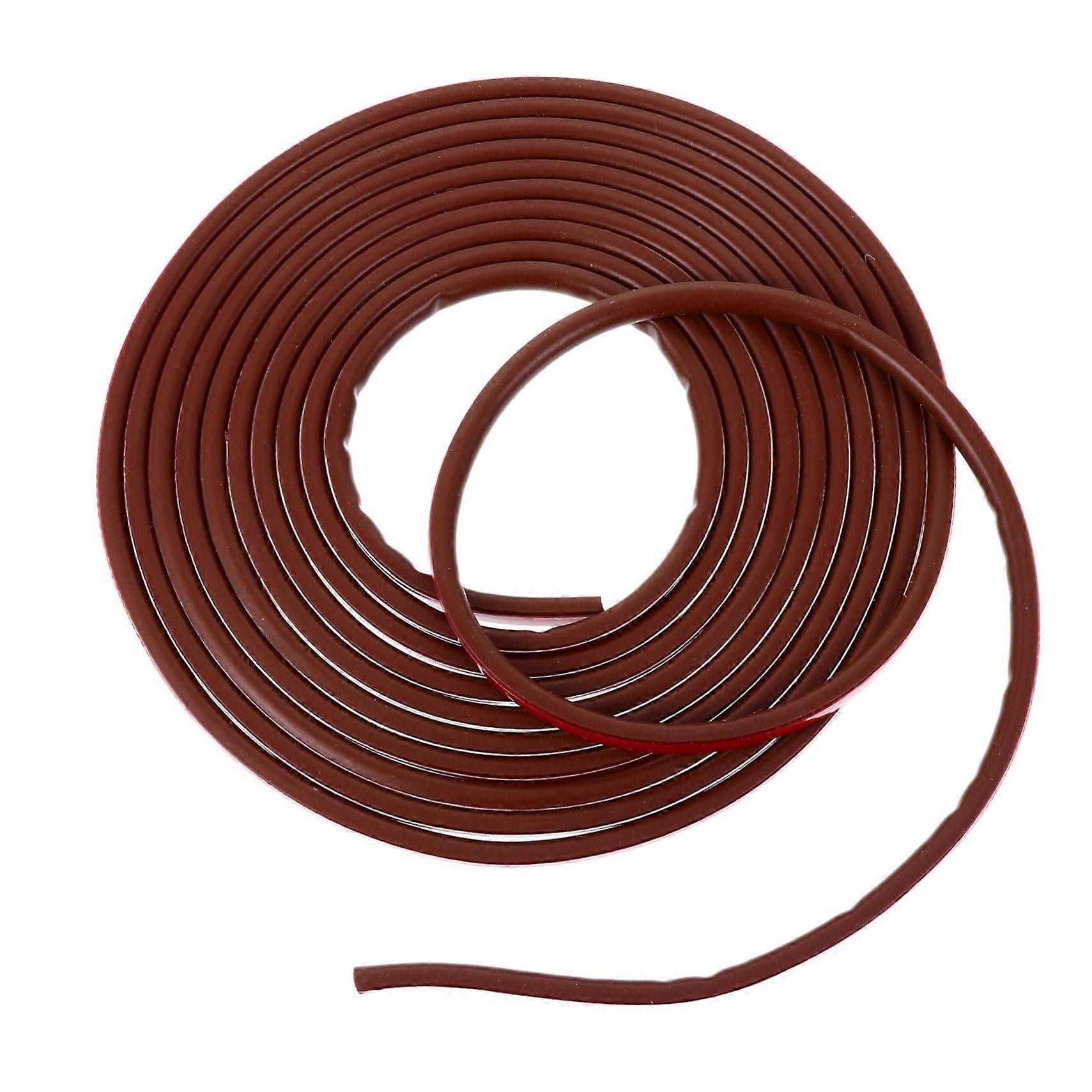 Brown Door and Window Seal Tape 1 PC Weather Stripping for Home Insulation and Draft Prevention