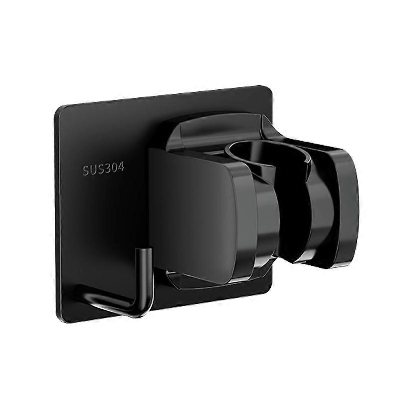 RVS douchekophouder, Zwart