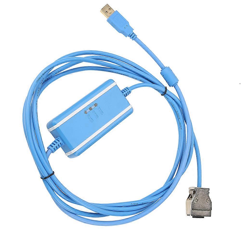 1Pc 3Meter PLC Programming Cable for Omron PM1/2A/CQM1/C200HE/HX/HG/HS PLC Blue