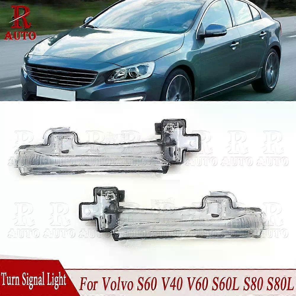 Applies to R-AUTO For Volvo S60 S60L V40 V60 S80 S80L LED Turn Signal Light Rearview Mirror Light Turn Signal Indicator Lamp 31402415
