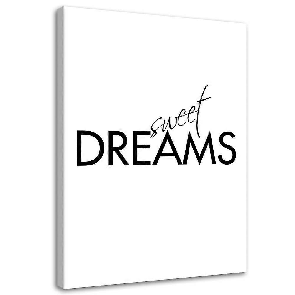 Impression sur toile, Fais de beaux rêves - 60x90