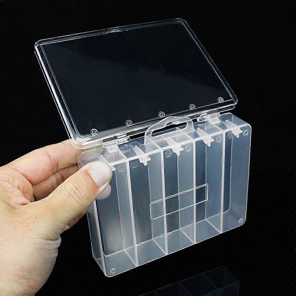 Plastic Fishing Bait Hook Tackle Storage Box Case Container Compartments VV