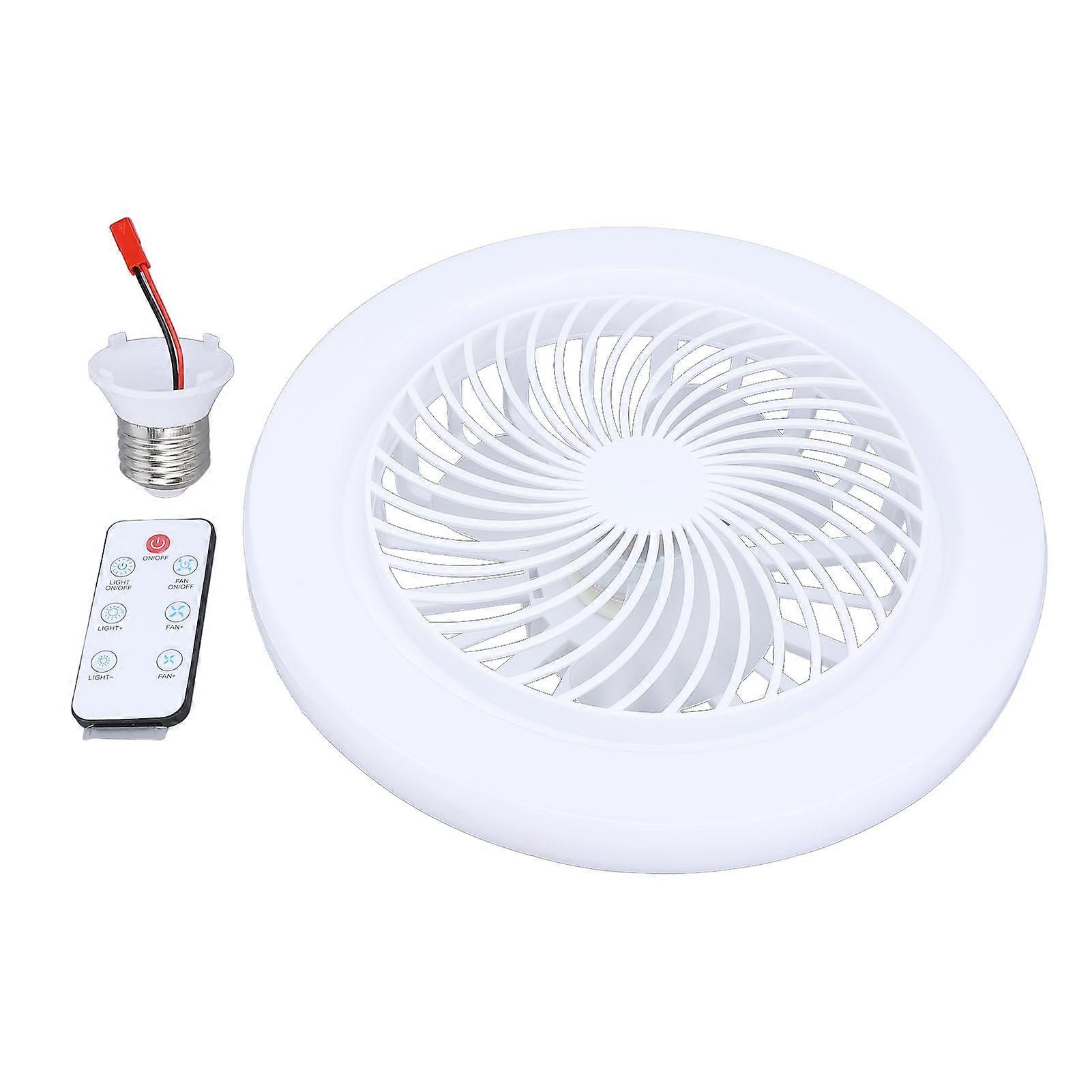 Light Dimmable Remote Control Speed Adjustable Energy Saving E27 E26 LED Ceiling Fan for Dining Bedroom Living Room