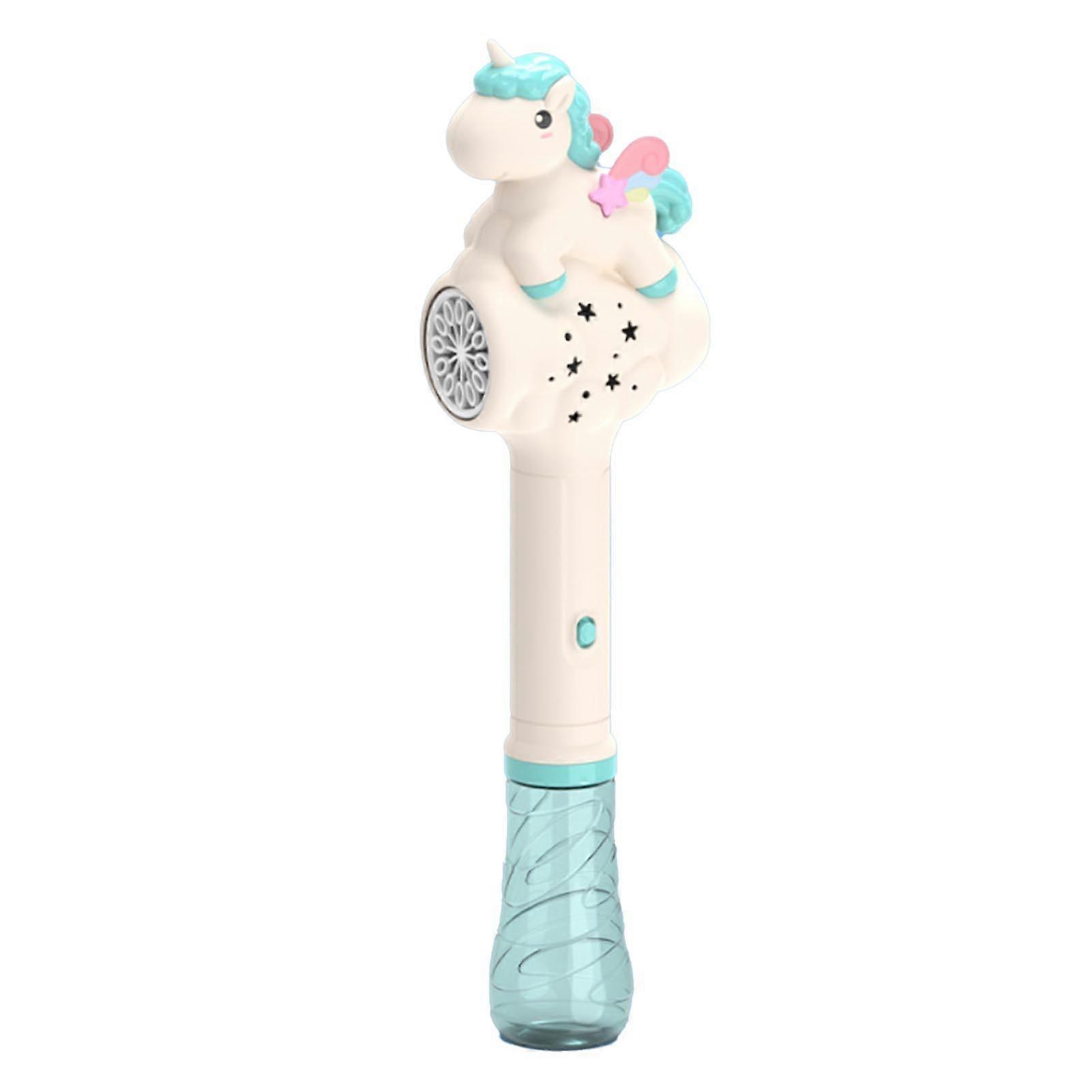 Electric Bubble Wand Cartoon Lovely Multi Functional Automatic Bubble Blower Wand for Children