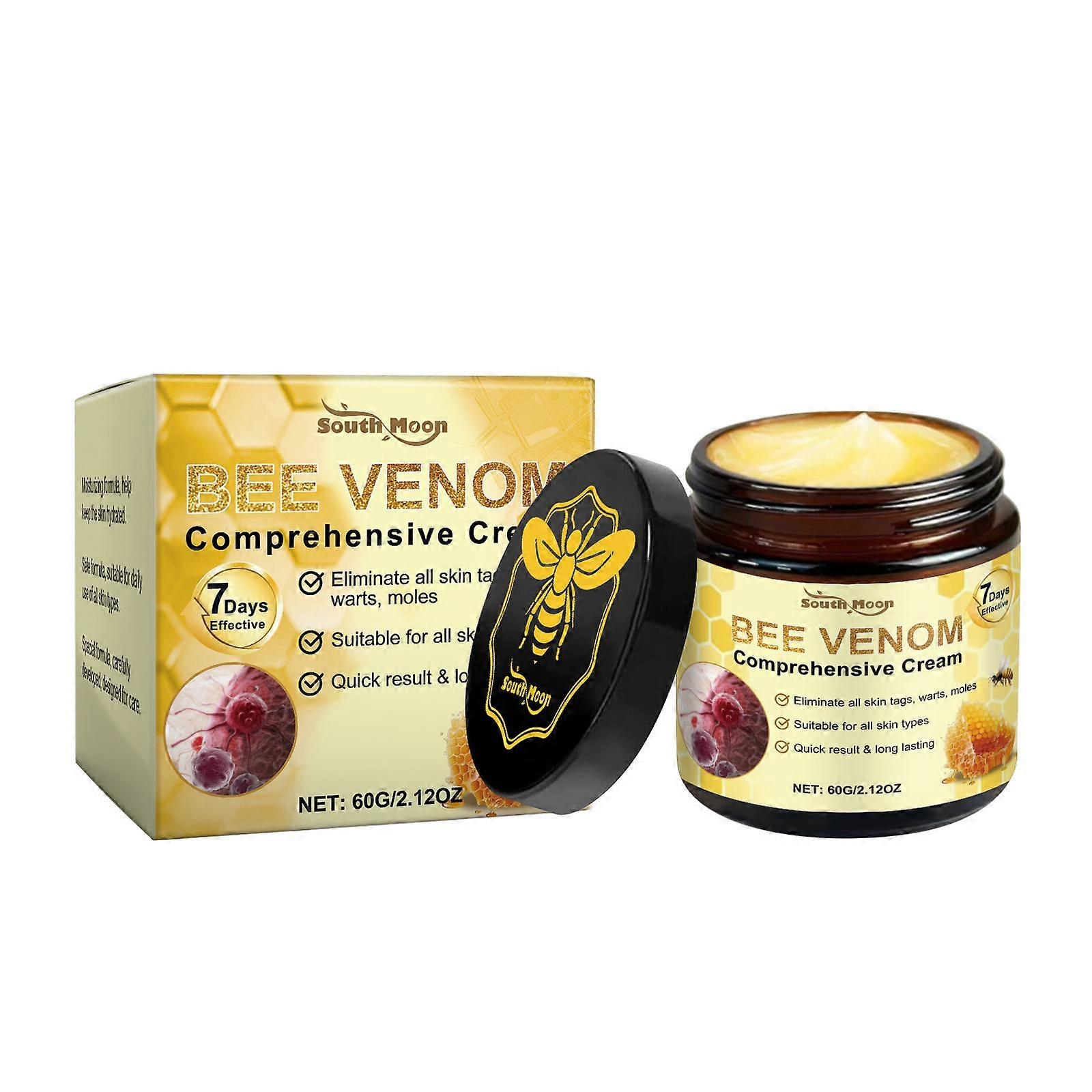 Bee Venom 종합 크림, 안티 사마귀 줄여, 2025 모든 피부 타입을 위한 새로운 Bee Venom 스킨케어 트리트먼트 크림