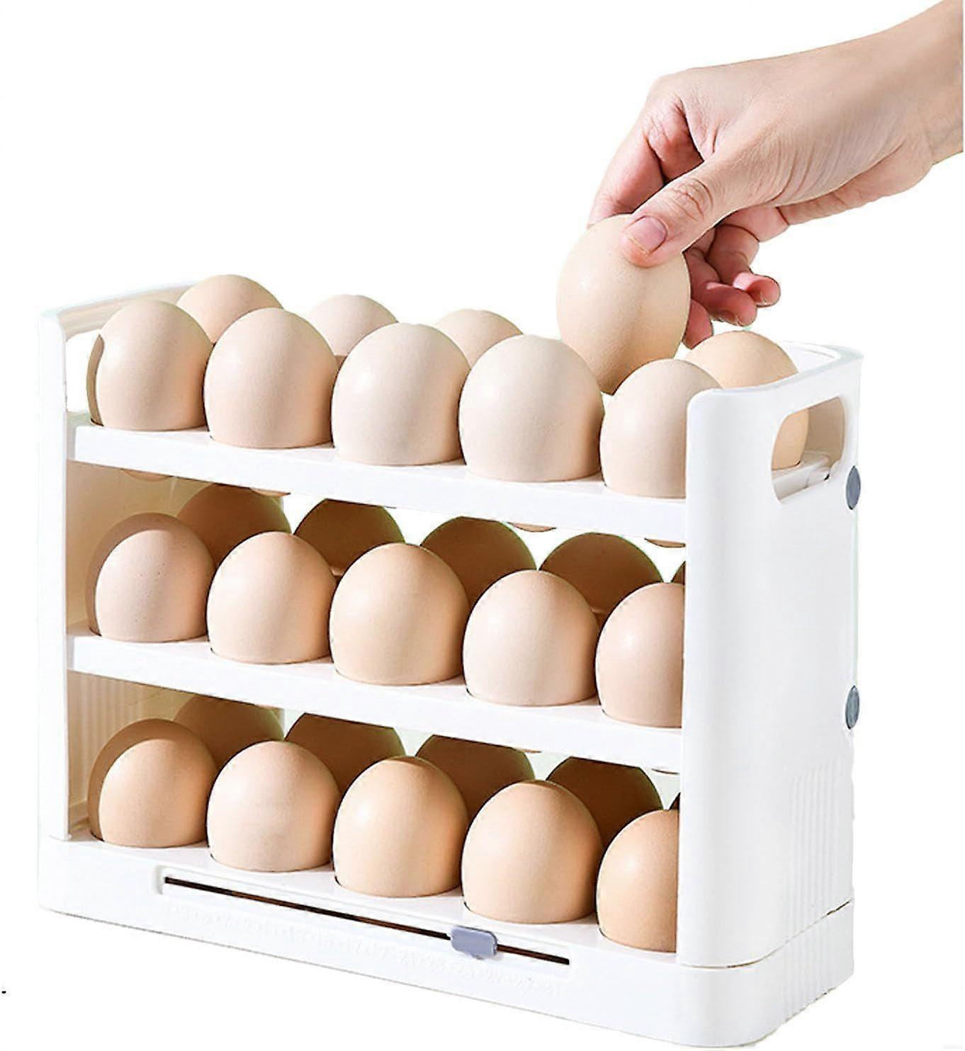 "Egg storage with large capacity ensuring freshness and convenience for daily use"