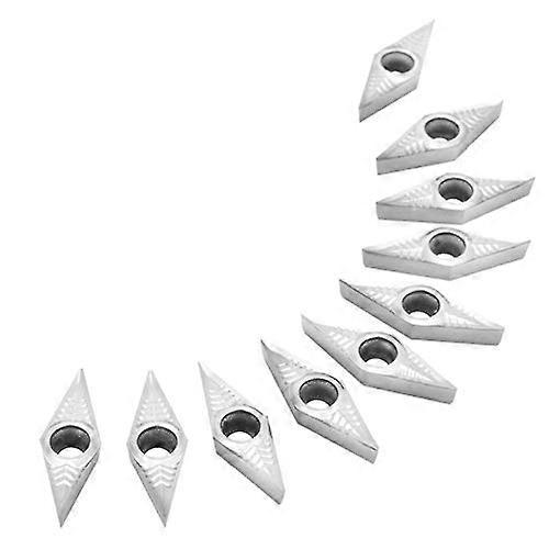 10pcs VCGT160404AK Carbide Inserts Lathe Turning Tool Insert for Power Tools