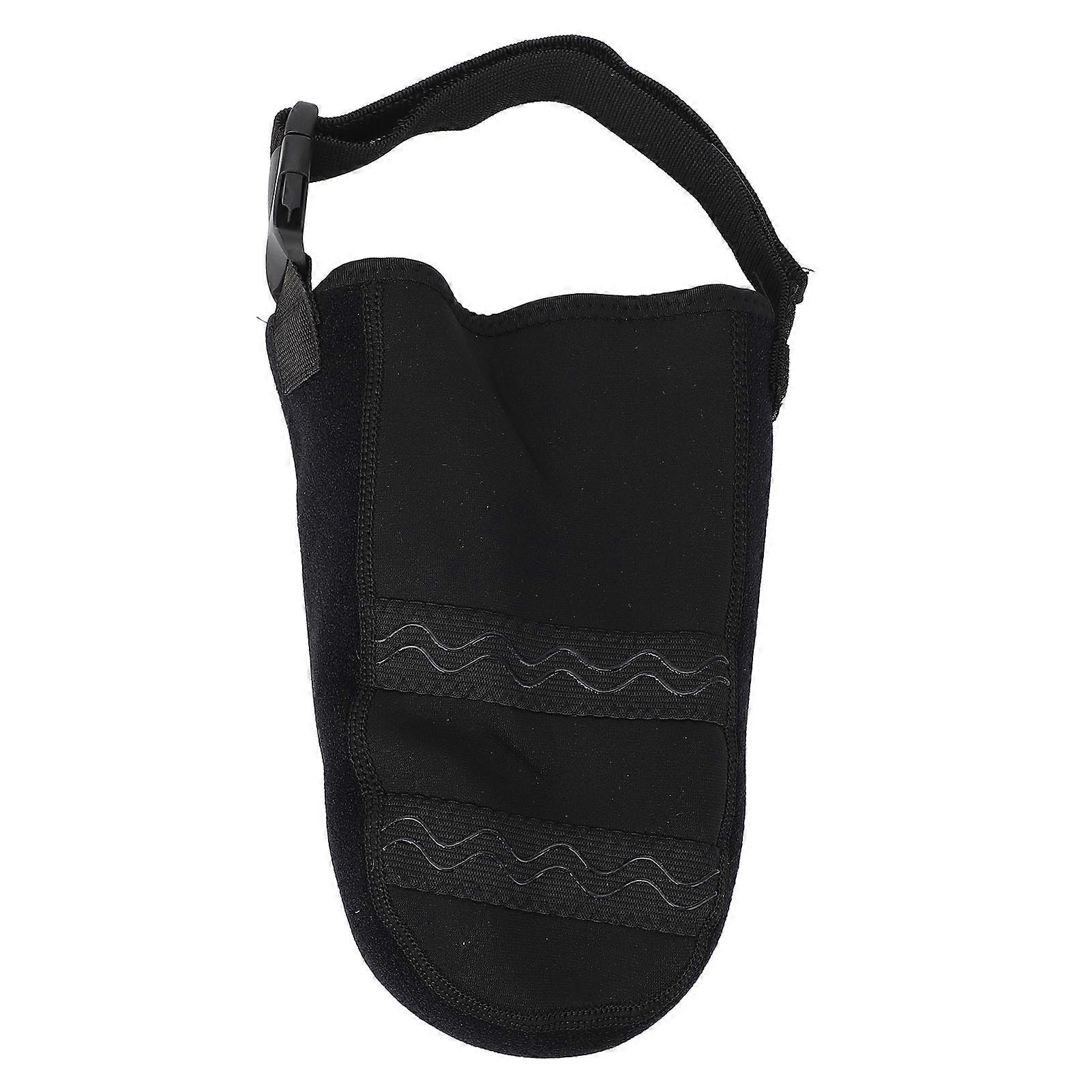 Improved anti-slip and anti-fouling rear heel pad, double adjustment, black
