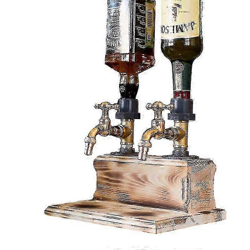 מתקן עץ וויסקי אלכוהול ליקר, מתקן עץ וויסקי צורת ברז למסיבה -CN-NEW