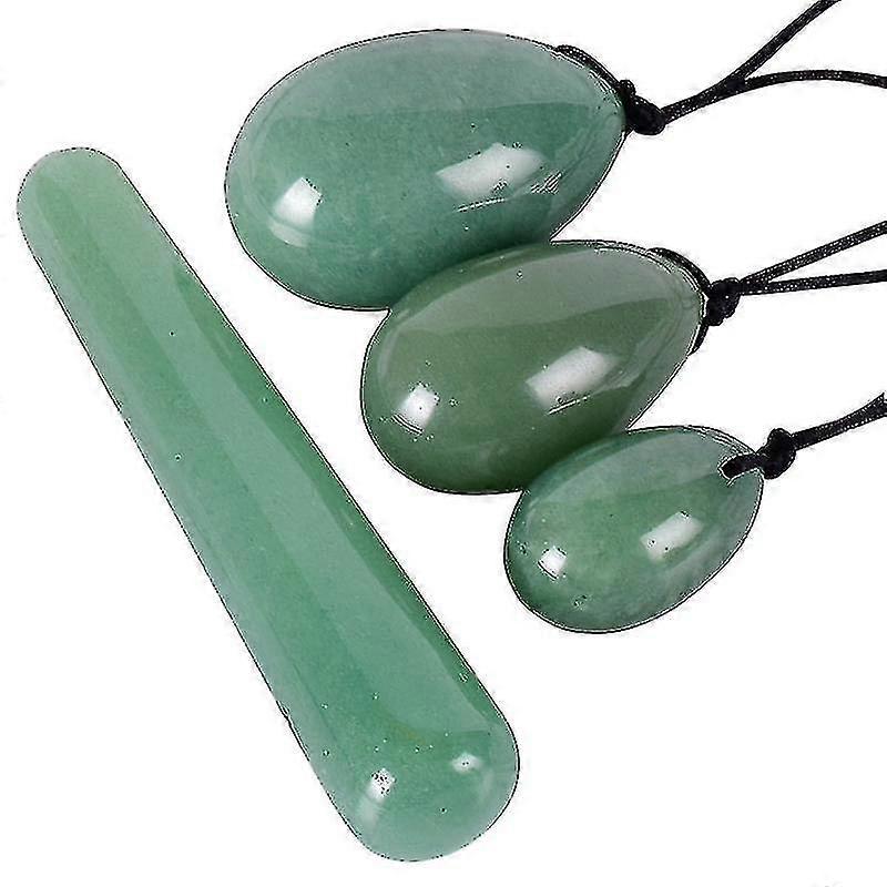 3個/セットヨニエッグナチュラルジェイドエッグセットケーゲルエクササイズ骨盤底筋性欲強化エッグボールシアンで--