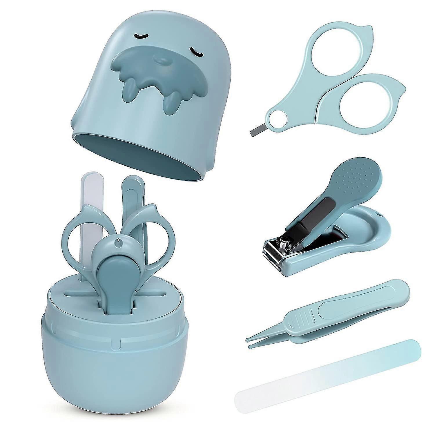 Clippers Kit,infant Mani And Pedi Ging Kit,new Clipper File With Cute Case,scissor, File,rs