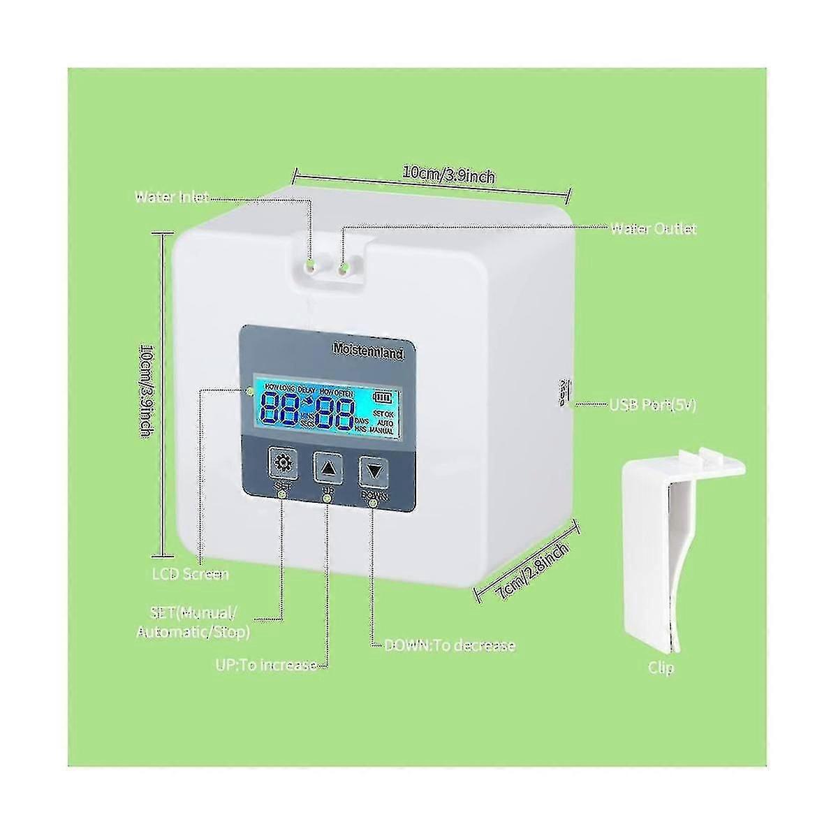 Automatic Irrigation System, Diy Automatic Irrigation Kit Watering System With Timer, Usb Power Ope