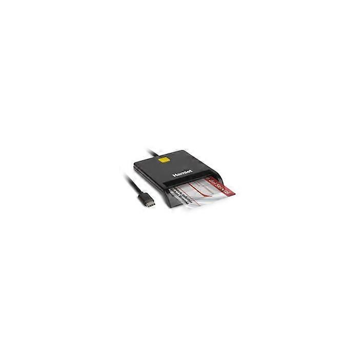 Chipkartenleser - HAMLET - HUSCR311C - USB-C 3.2 Gen 1 - 0.3 m - Schwarz