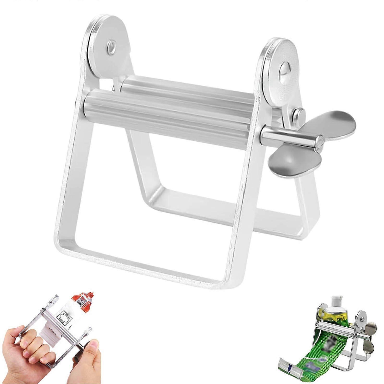 Toothpaste Roller, Metal Toothpaste Squeezer, Multifunctional Roller Squeezer, for Paint Tube/Paint/Hair Dye/Cosmetics (1)