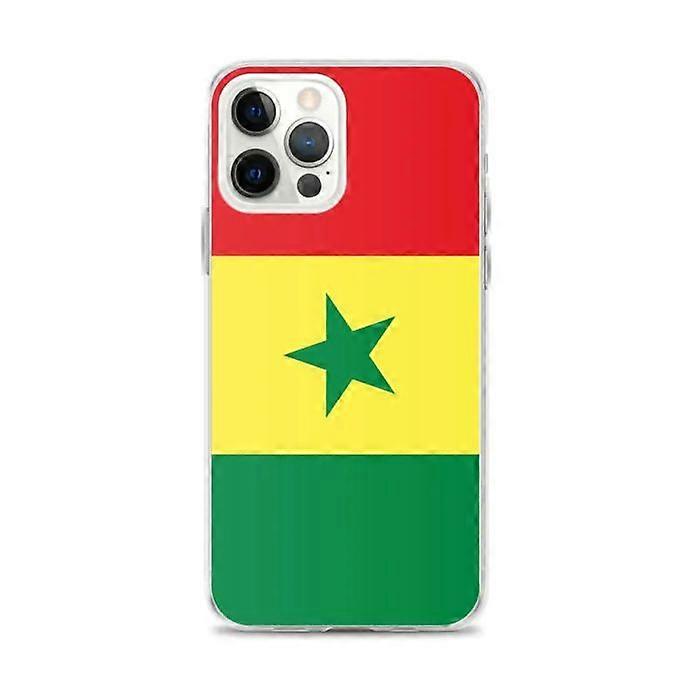 Phone Case - PIXELFORMA - Senegal Flag - Compatible with iPhone 12 Pro Max - Flexible - Durable