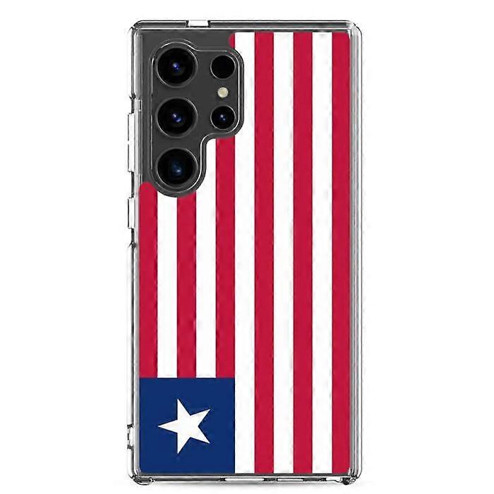 Phone Case - PIXELFORMA - Liberia Flag - Compatible with Samsung Galaxy S22 - Flexible - Shockproof
