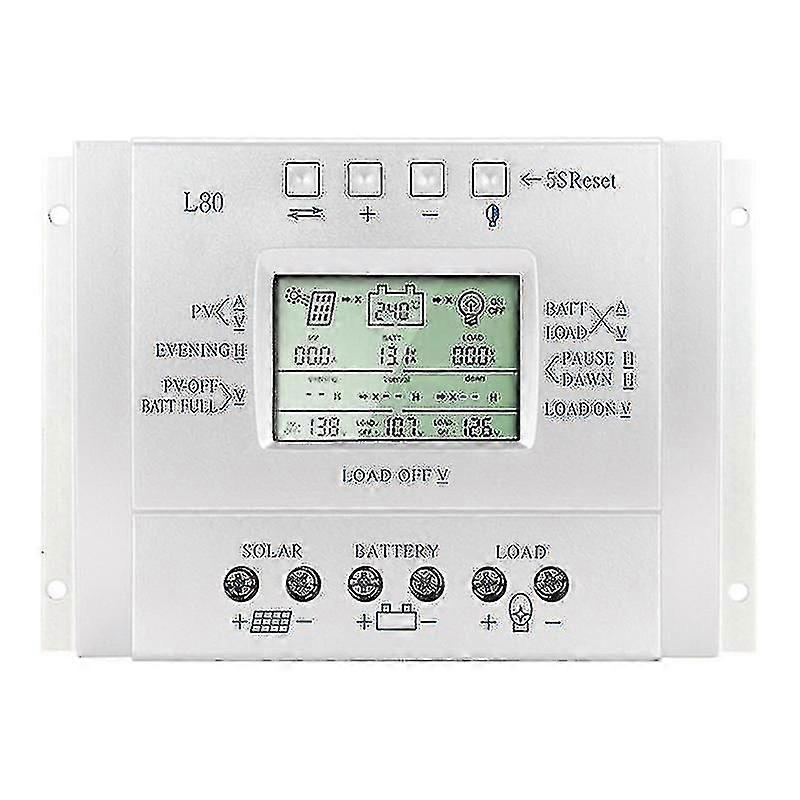 80a 12v/24v L80 Zero Level Display Charging Solar Controller-dt