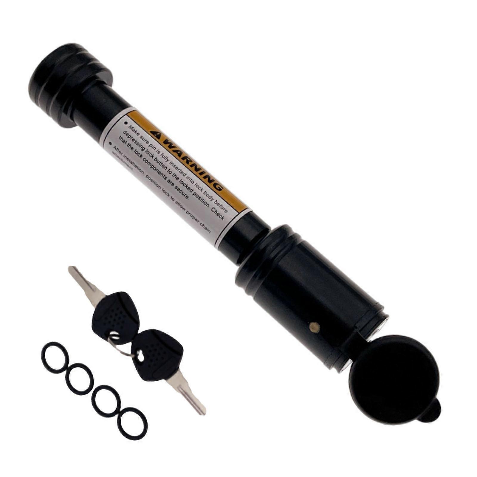 US Type Heavy Duty 5/8" Locking Receiver hitches Pin Anti Theft Trailer Security Device Simple Install for 2" Receivers