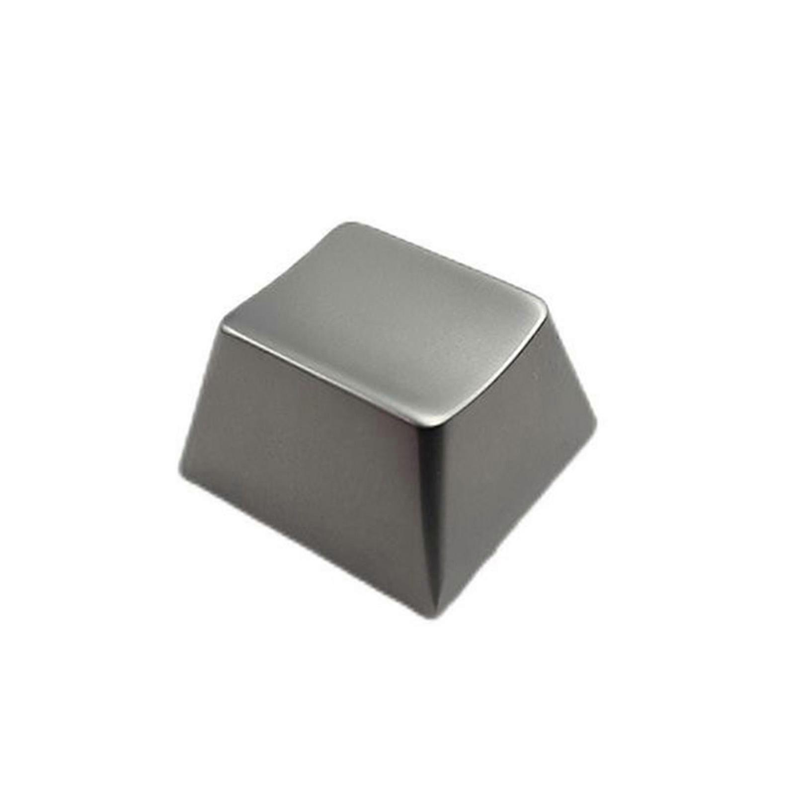 Metal Keycaps Original Customization Keyboard Keycaps for Mechanical Keyboards Metal Keycap Silver