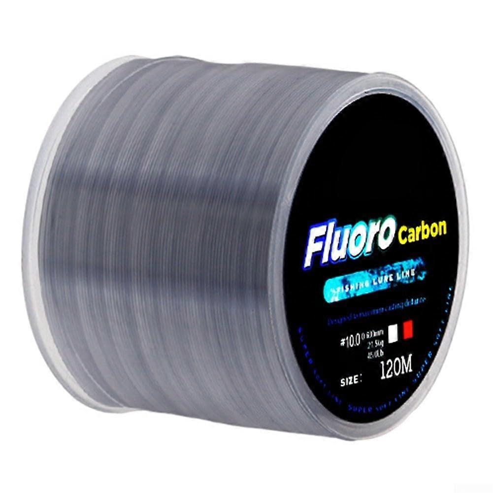 Aerodynamic design of the 120 m long fluorocarbon fishing line facilitates handling on the water (4.5 blue)