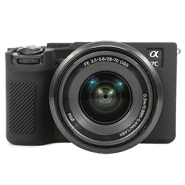 Compatible For Sony A7C II / A7CR Anti-Drop Camera Cover Glossy Silicone Protective Case