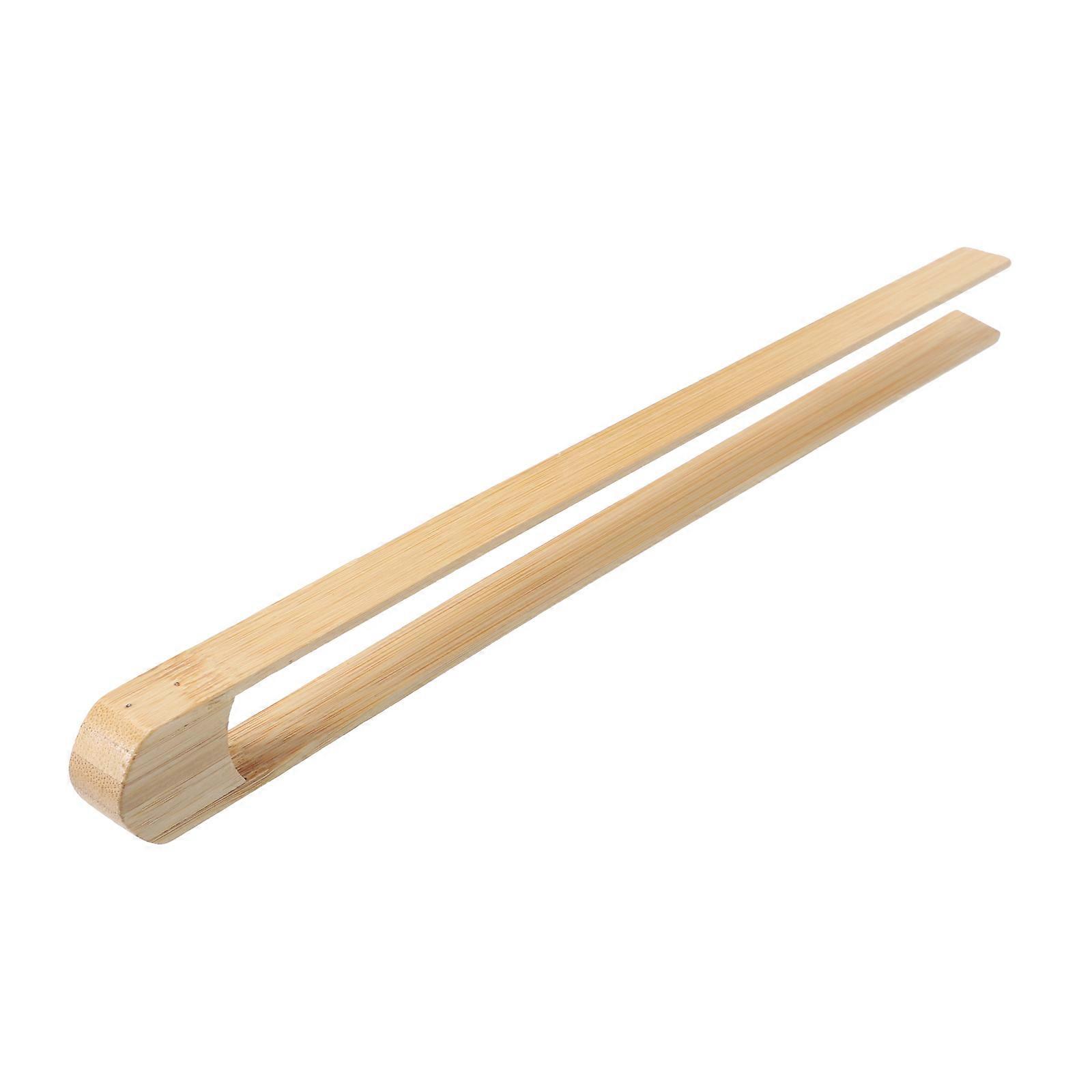 Bamboo BBQ Tongs, Functional Cooking Supplies with Enhanced Grip for Safe Operation
