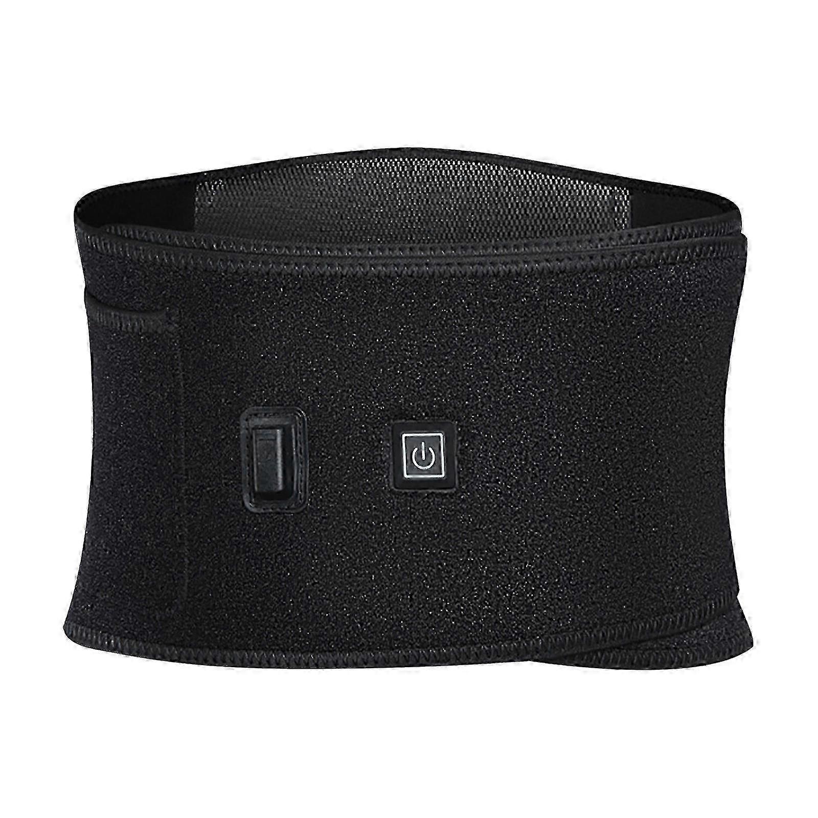 Cordless Heating Belt for Lumbar Pain Relief - 43 Inches TY-Black