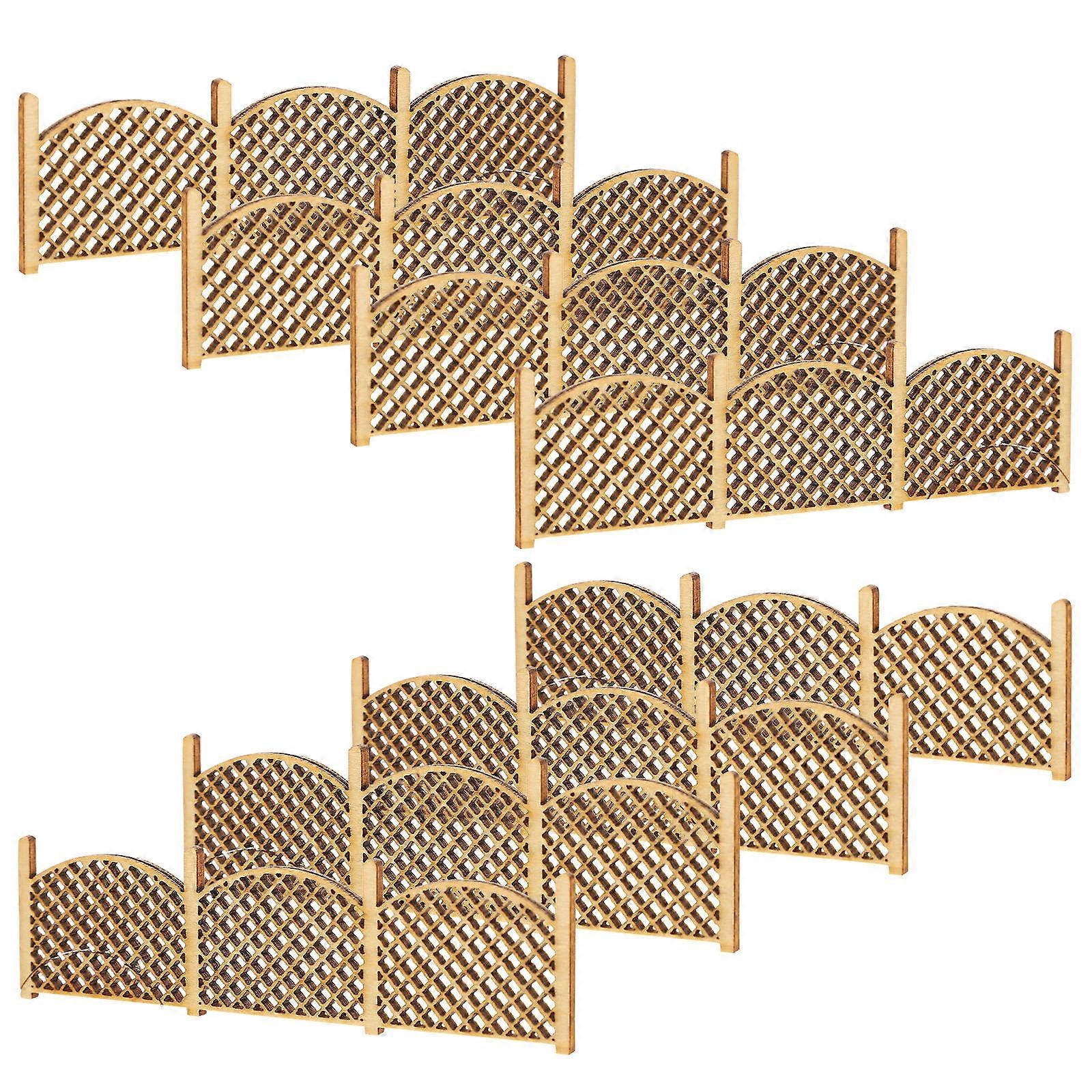 Artisan Mini Fences for Decorative Use, Functional and Aesthetic, Ideal for Miniatures