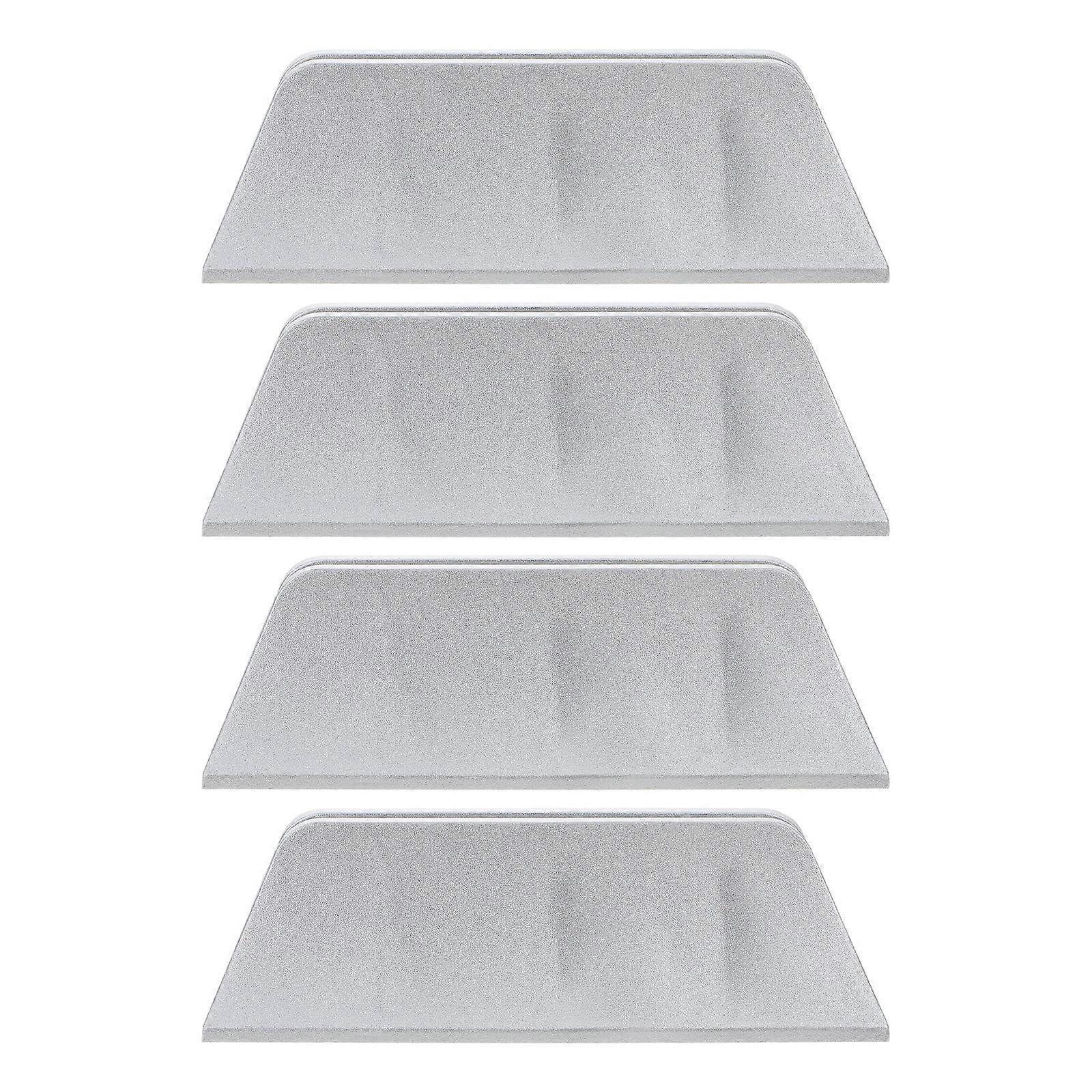 4pcs Desk Privacy Screen Clips Removable ABS Partition Support Brackets Divider Clamps for Office or Home Easy Setup Smooth Touch Design