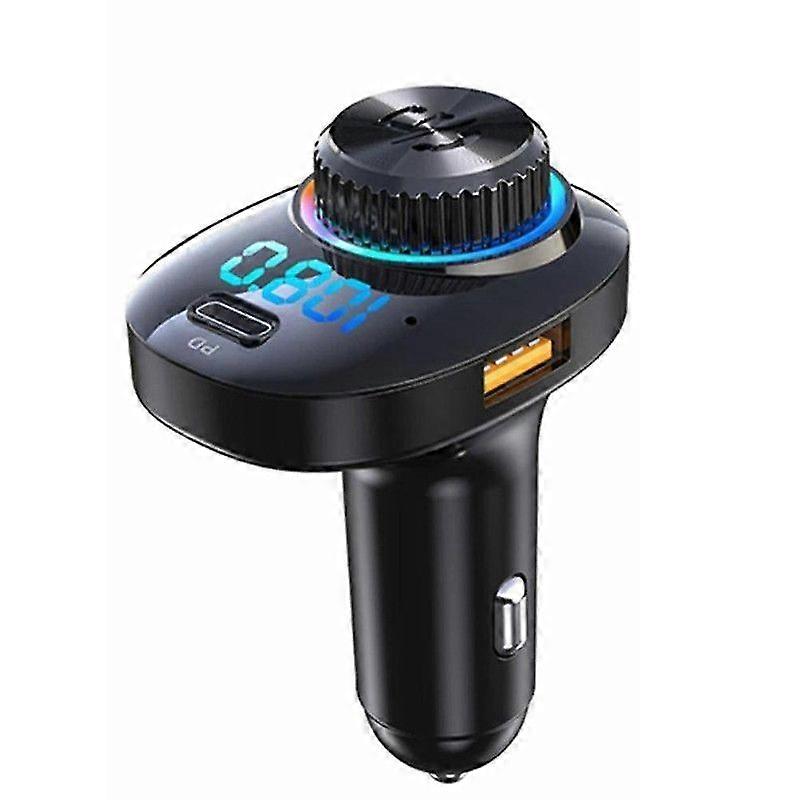 Bluetooth Car Adapter Bluetooth Transmitter For Car Mp3 Player Fm Transmitter Receiver Support Sd Card Usb Flash Drive(Black)