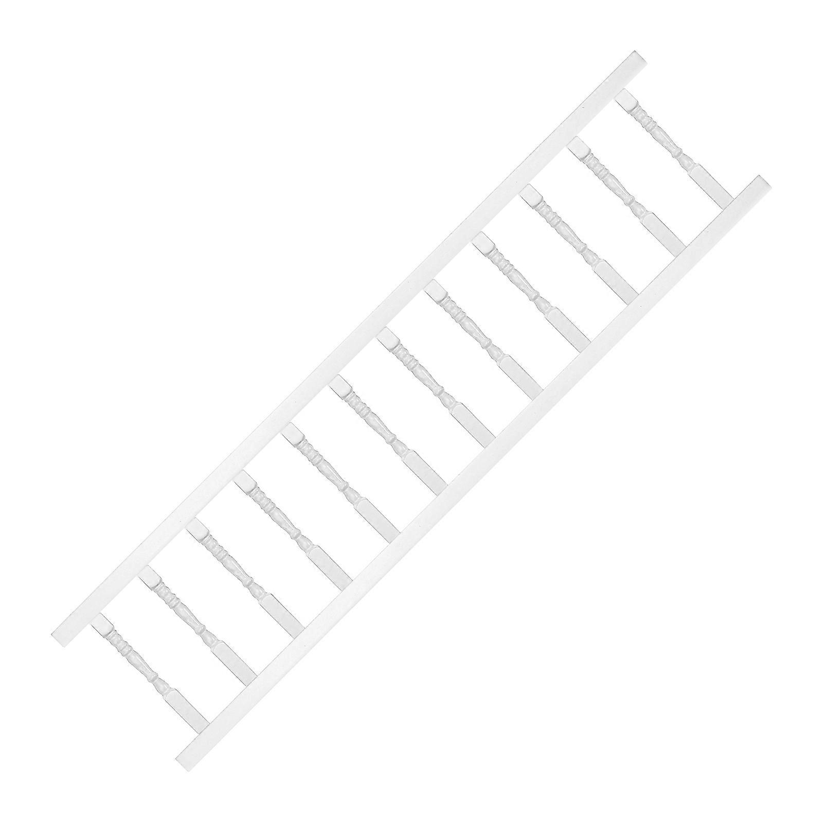 Main courante Accessoires Mini Garde-corps Modèle Matériau synthétique Décoration de la maison Décor de maison de poupée 1Pack