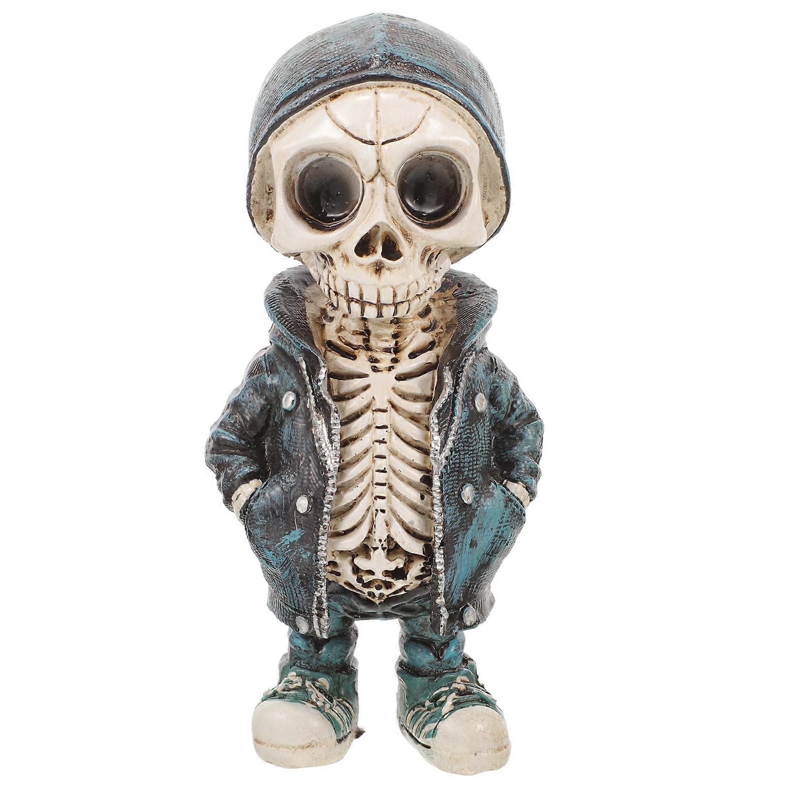 Miniature Skeletons Decorative Skeletons Skeleton Figurine Hobbyists 7X5X13CM Green 1Set