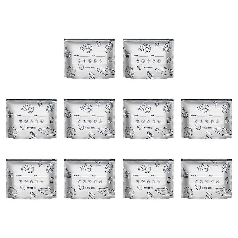 Aluminum Foil Antibacterial And Fresh-Keeping Frozens Zipper Self Sealing Bag