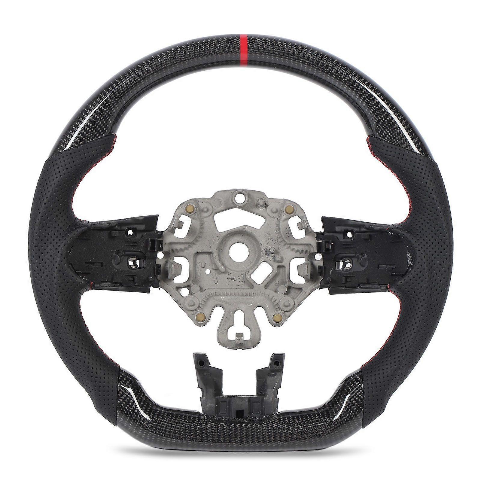 Carbon Fiber Steering Wheel Perforated Leather For S JCW F54 F55 F56 F57 F60 LCI2 2022~2024 MK92549