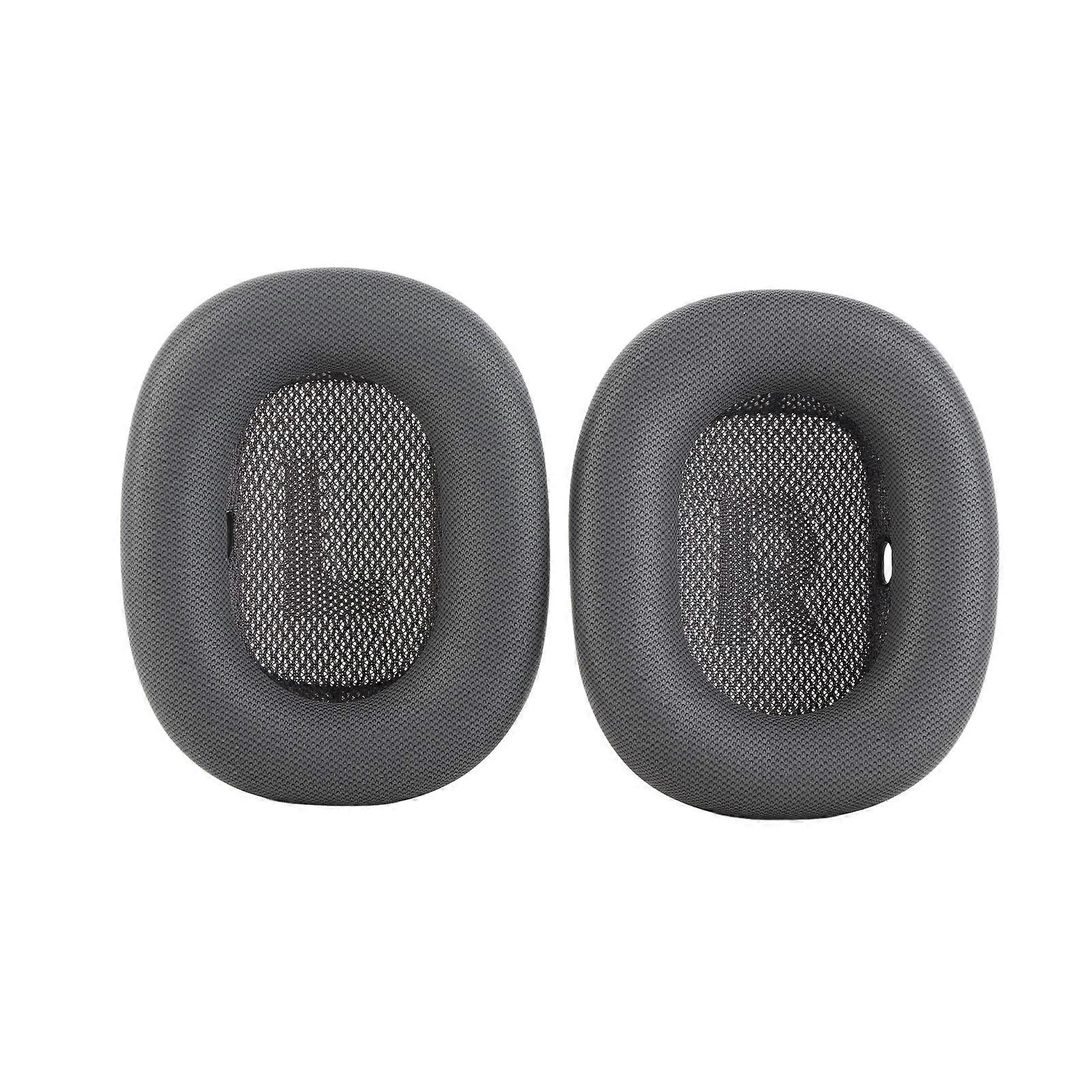 Soft Memory Foam and Protein Leather Replacement Ear Pads for Airpod MAX Headphones, Black